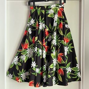 Vivien of Holloway Birds of Paradise Circle Skirt